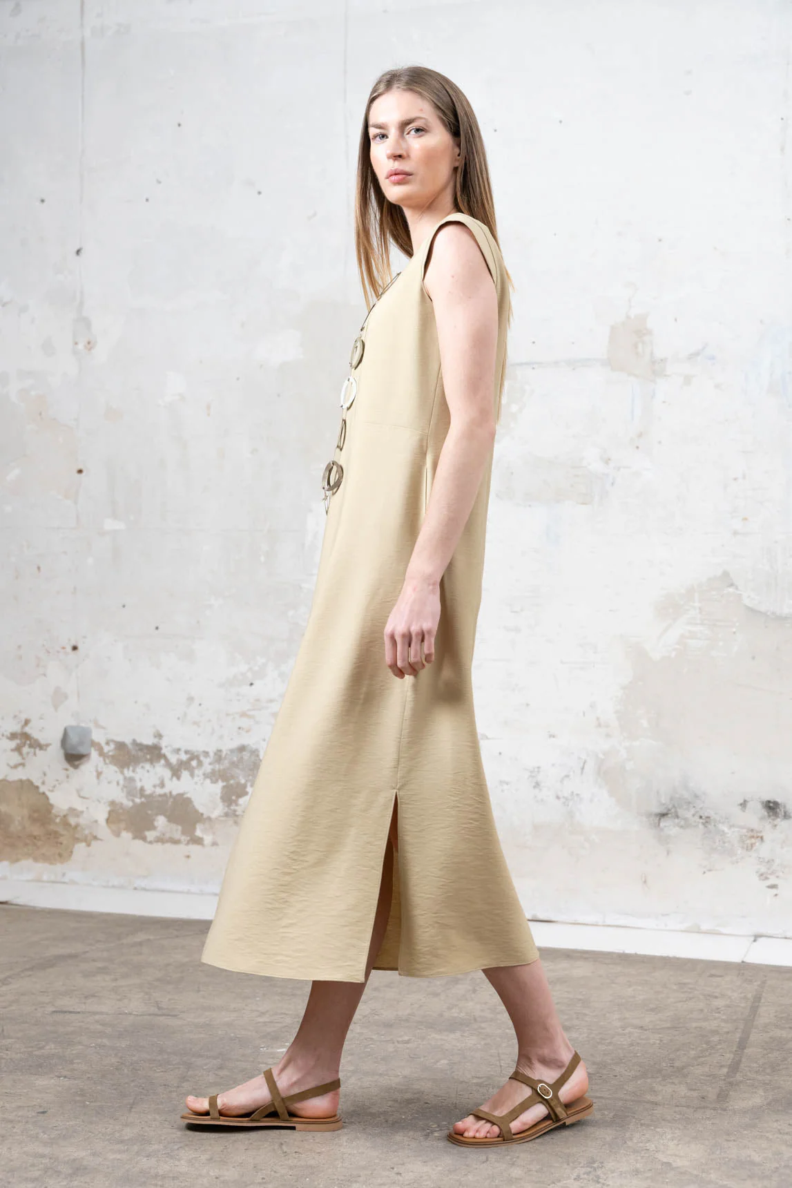 Rivera-Spanien Kleid Tissi beige