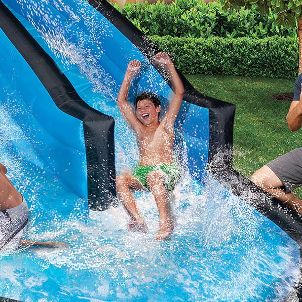 Banzai Battle Blast aufblasbarer Outdoor-Wasserpark und Rutsche, ab 5 Jahren, Unisex
