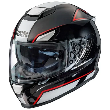 CASCO IXS 315 2.1 - NEGRO / BLANCO / ROJO