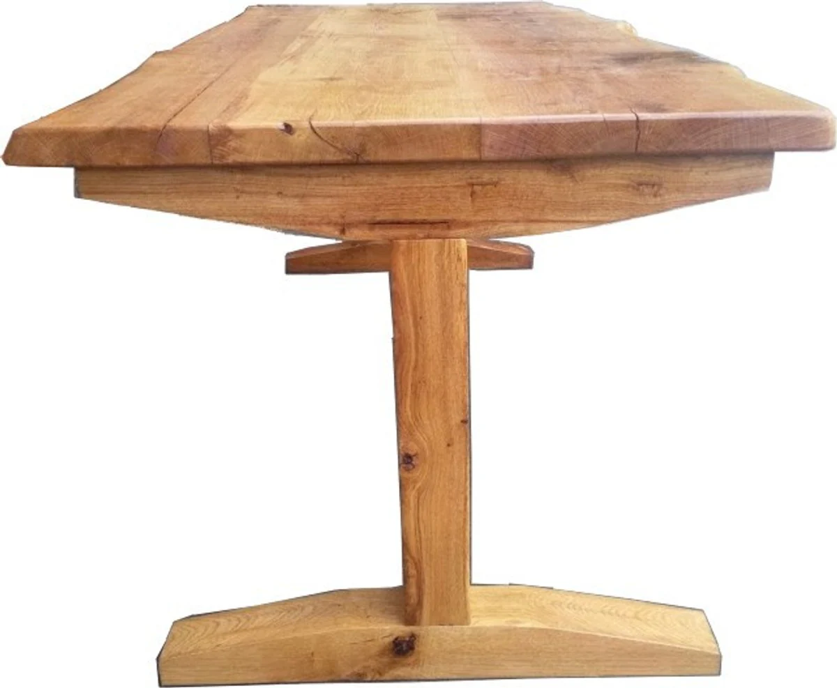 Vintage Rustic Solid Oak Dining Table 200 Mod TR4 - Country house style table made of solid oak wood