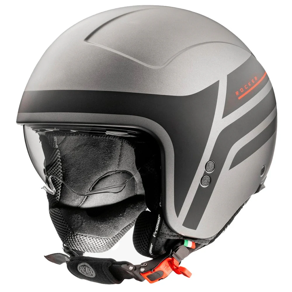 CASCO JET PREMIER ROCKER ON 17 BM GRIS / ROJO