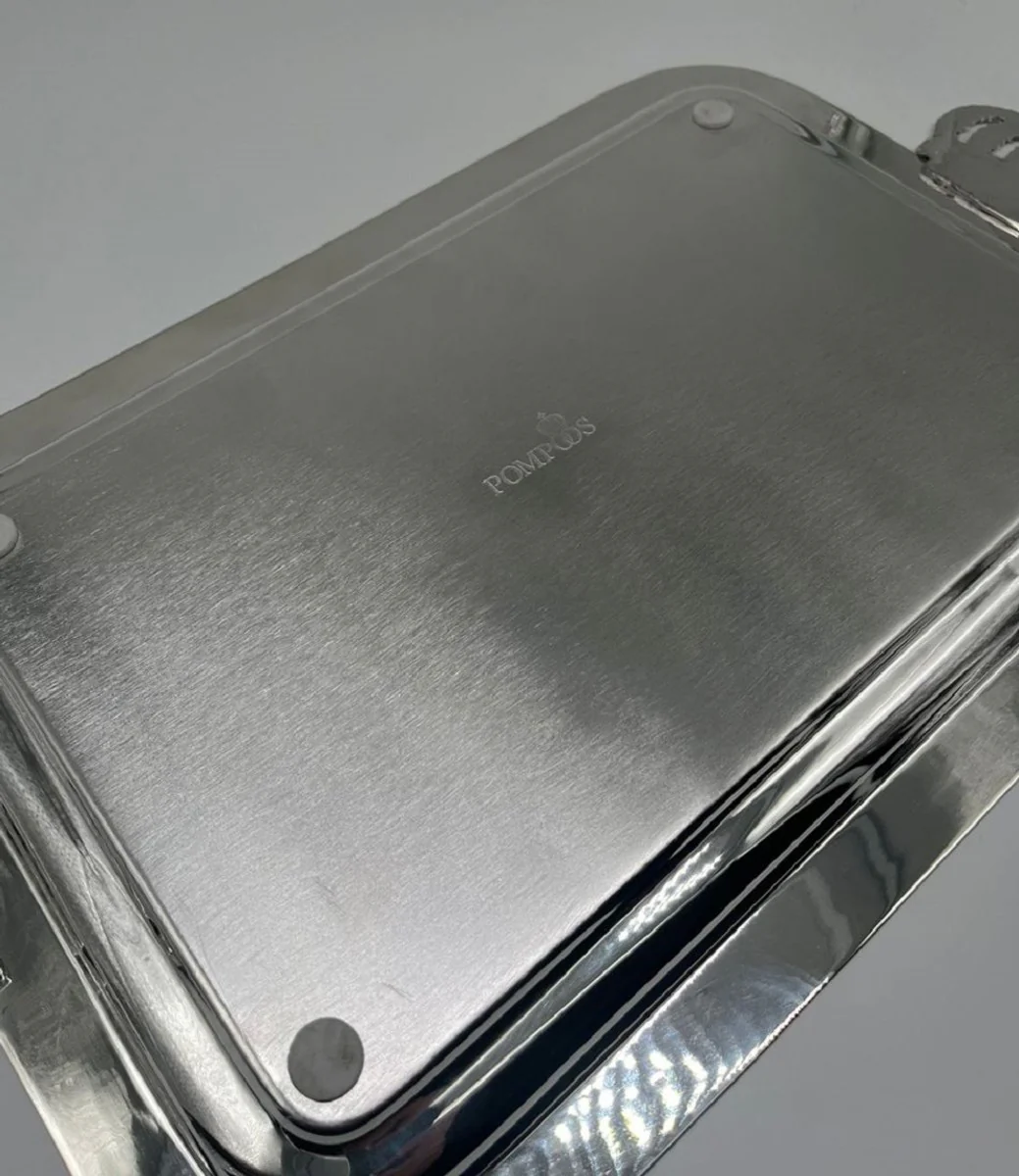 Pompöös by Luxury Baroque Serving Tray Crown Silver 42 cm - designed by Harald Glööckler