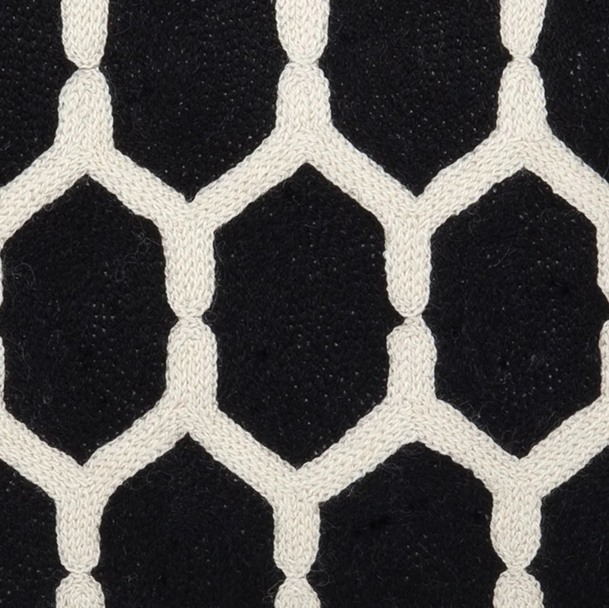 Luxus Hotel Kissen Schwarz 50 x H. 50 cm - Hotel Kollektion