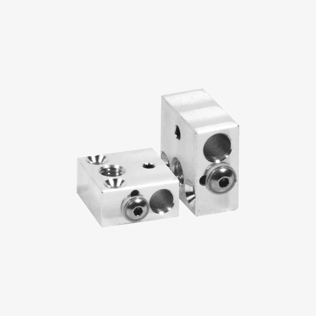 Aluminum heated block hot end