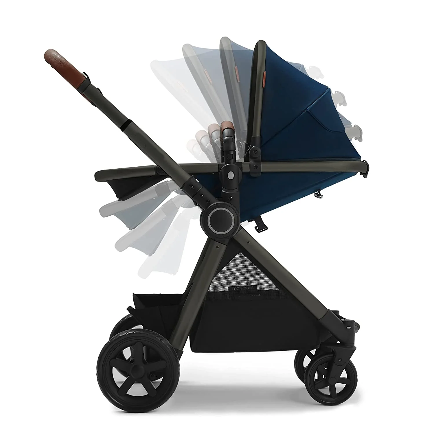 Kinderwagen mit abnehmbarem Stubenwagen – Kinderwagen in voller Größe für bequeme Ausflüge mit dem Baby – Kleinkind-Kinderwagen mit umkehrbarem Kinderwagensitz – Kinderwagen mit leichtgängigem Stubenwagen