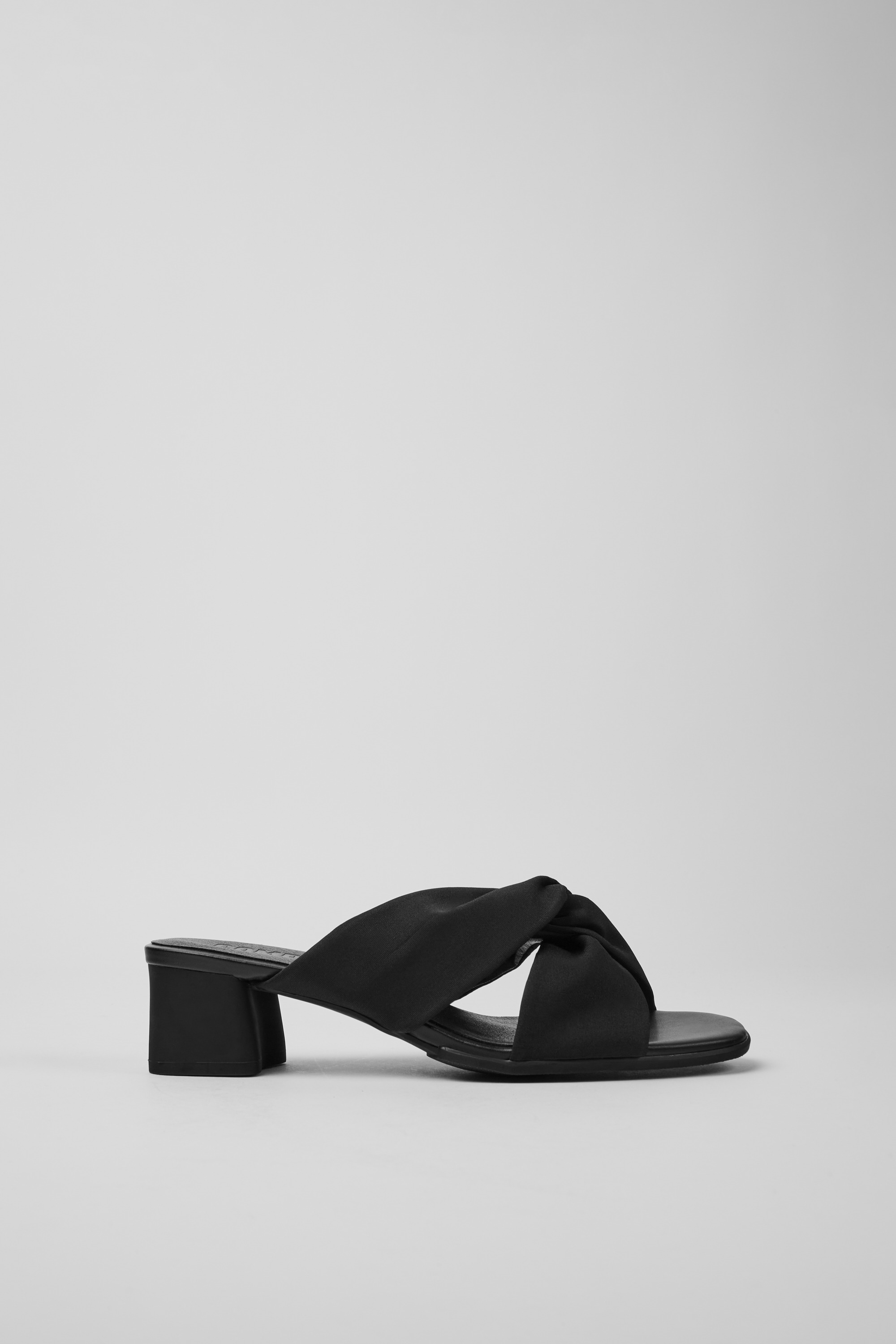 Katie - Schwarz recycelte PET Sandalen für Frauen