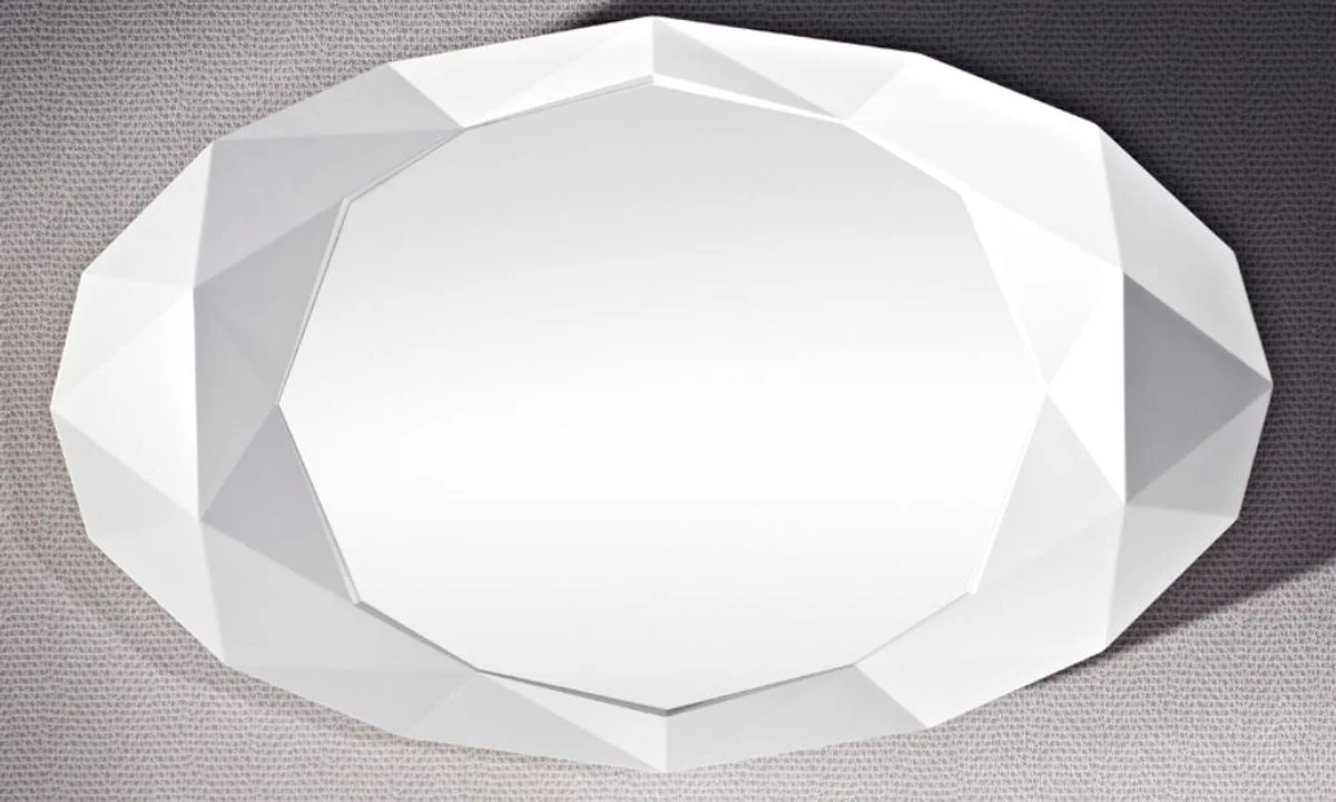 Designer Hotel Mirror Matt White 93 x H. 152 cm - Hotel Furniture