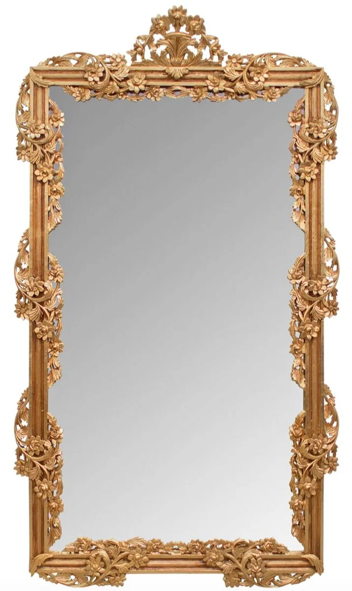 Luxus Barock Spiegel Gold 122 x H. 224 cm - Barock Möbel