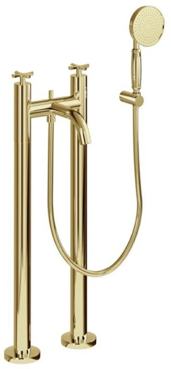 Luxury Bathtub Faucet Gold - Freestanding Brass Bathtub Faucet with Hand Shower - Luxury Bathroom Accessories