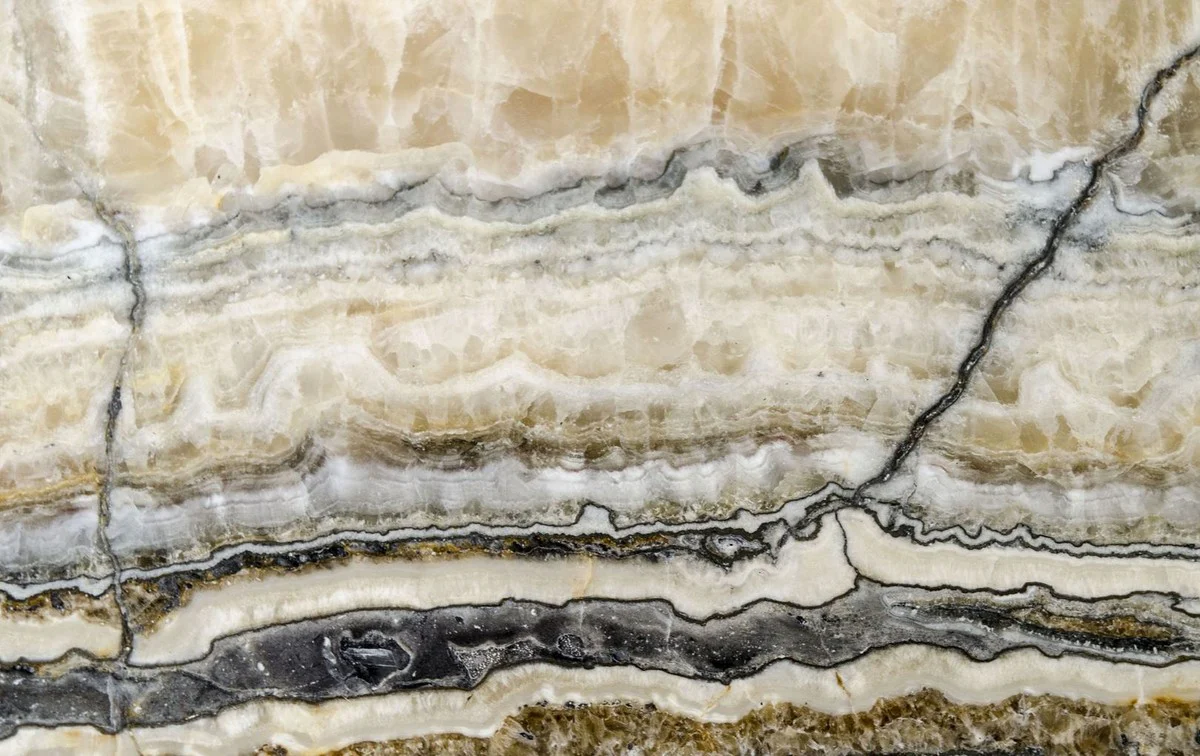 Luxury living room table with natural stone table top 80 x 50 x H. 40 cm - luxury coffee table