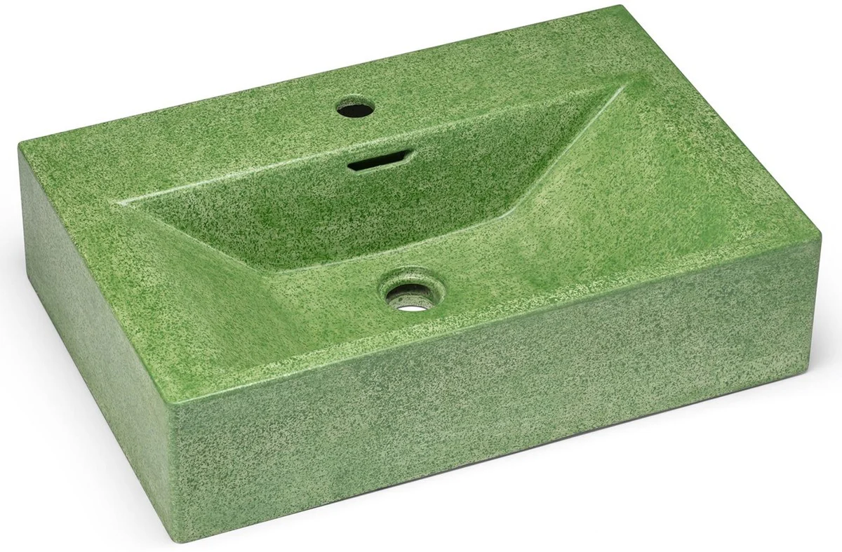 Luxury concrete sink matt green 60 cm