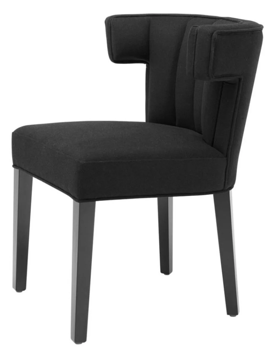 Luxury dining room chair black - designer furniture