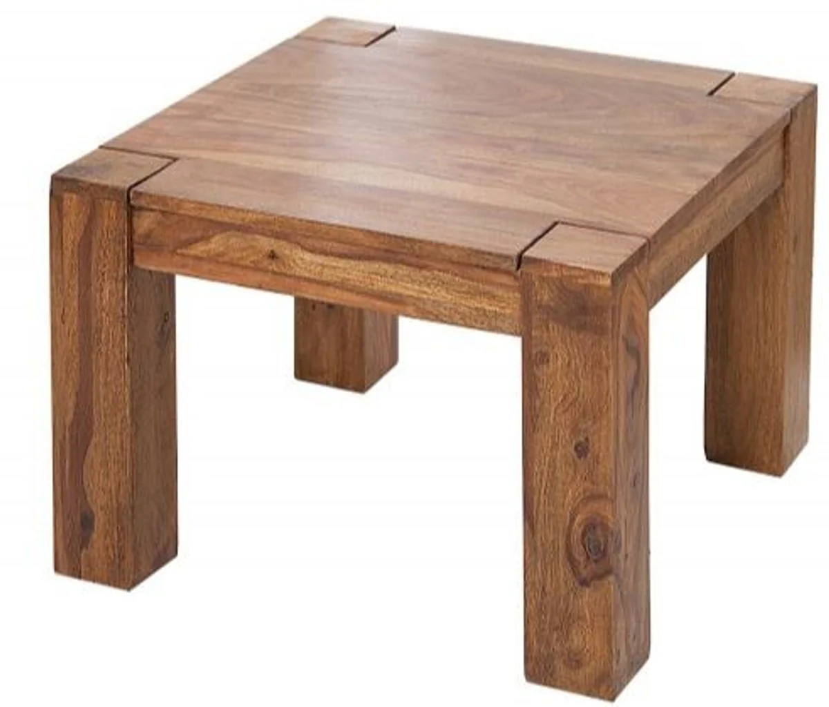 Designer solid wood coffee table natural 60 x H. 40 cm - solid wood - salon living room table
