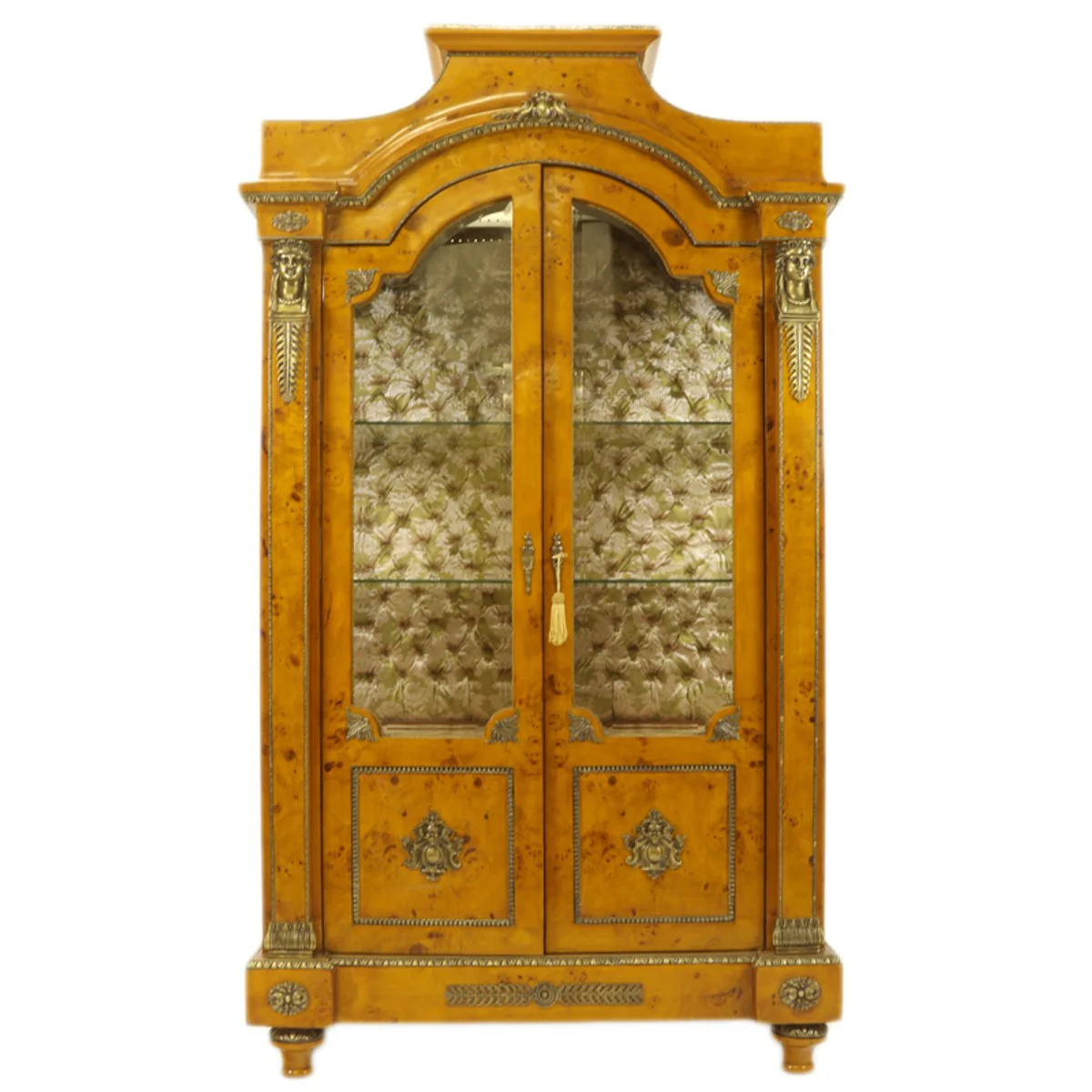 Empire display cabinet bird's eye maple - display cabinet - living room cabinet baroque