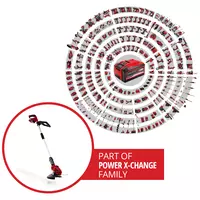 Cordless lawn trimmer GE-CT 18 Li Kit (1x2.0Ah)