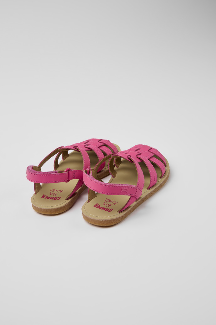 Miko Pink Leder Sandalen für Mädchen