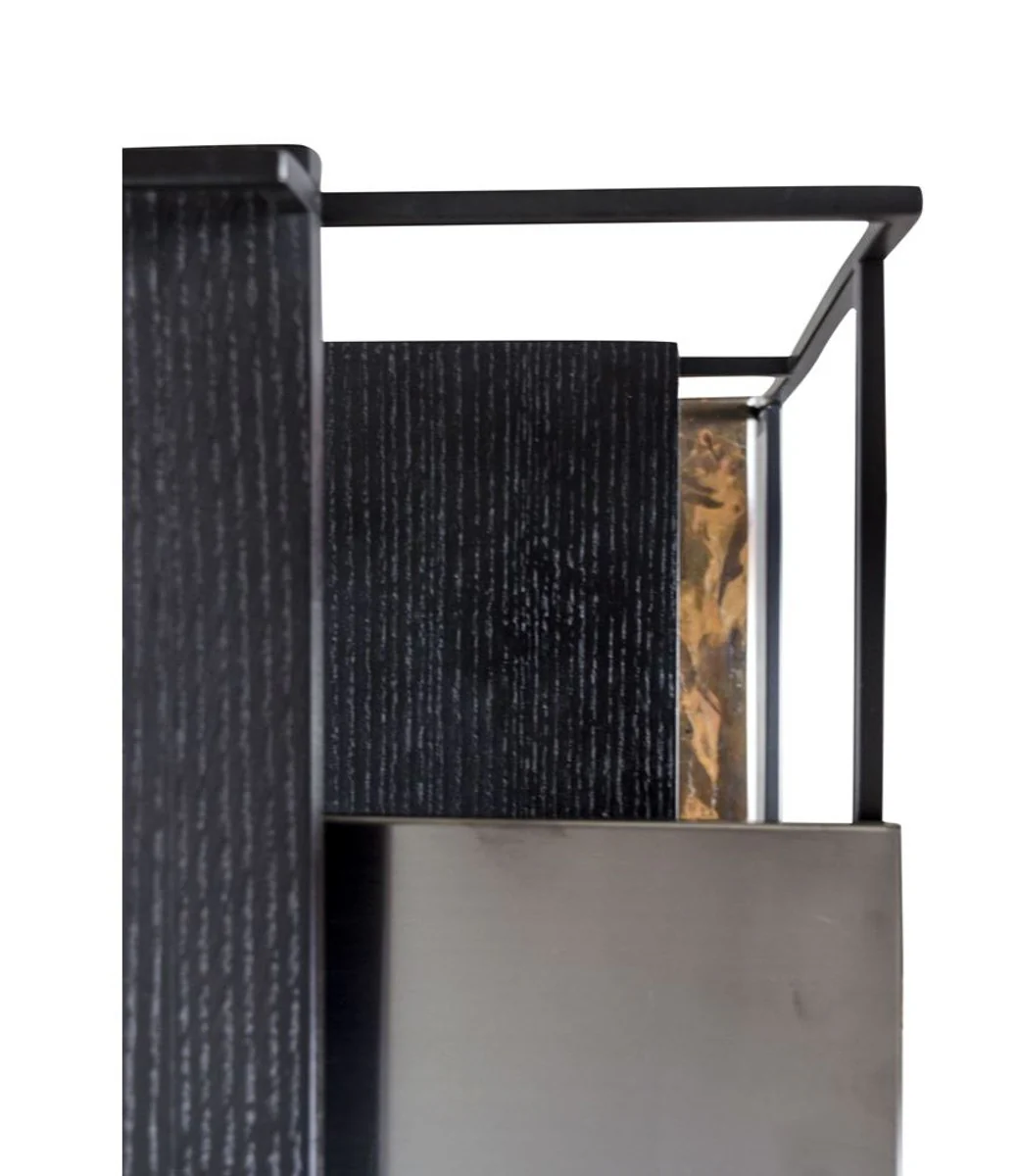 Luxury designer side table black 45 x 45 x H. 80.5 cm - designer furniture