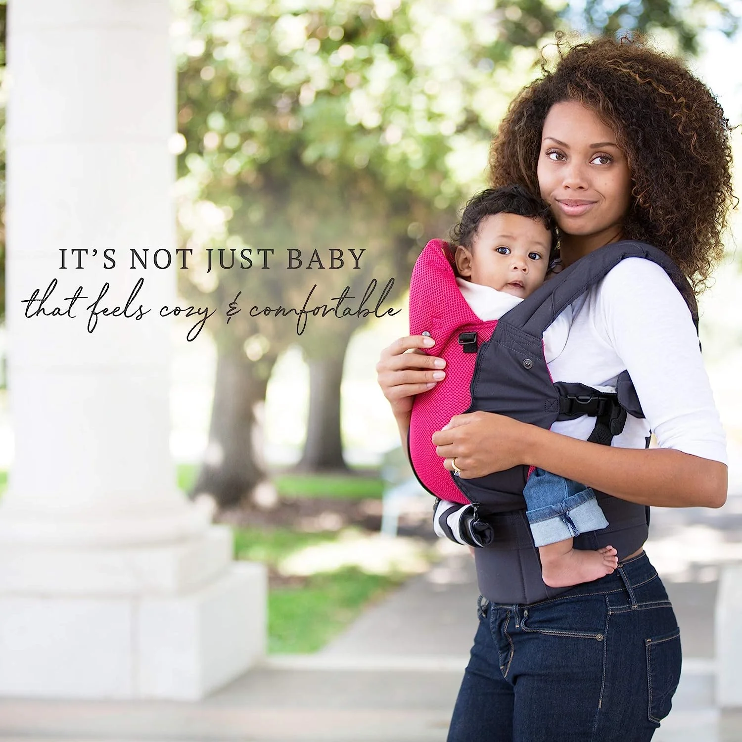 Complete All Seasons Ergonomische 6-in-1-Babytrage für Neugeborene bis Kleinkinder – mit Lordosenstütze – für Kinder von 3–20 kg – 360-Grad-Babytragemöglichkeit – nach innen und außen gerichtet – Stein
