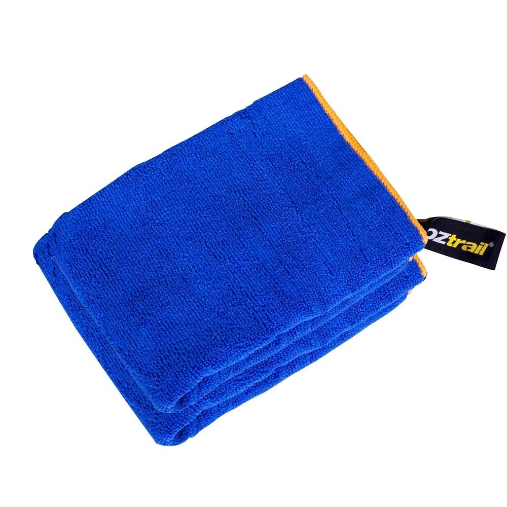 Large microfiber towel OZtrail JUMBO TOWEL 85 X 150 CM - blue
