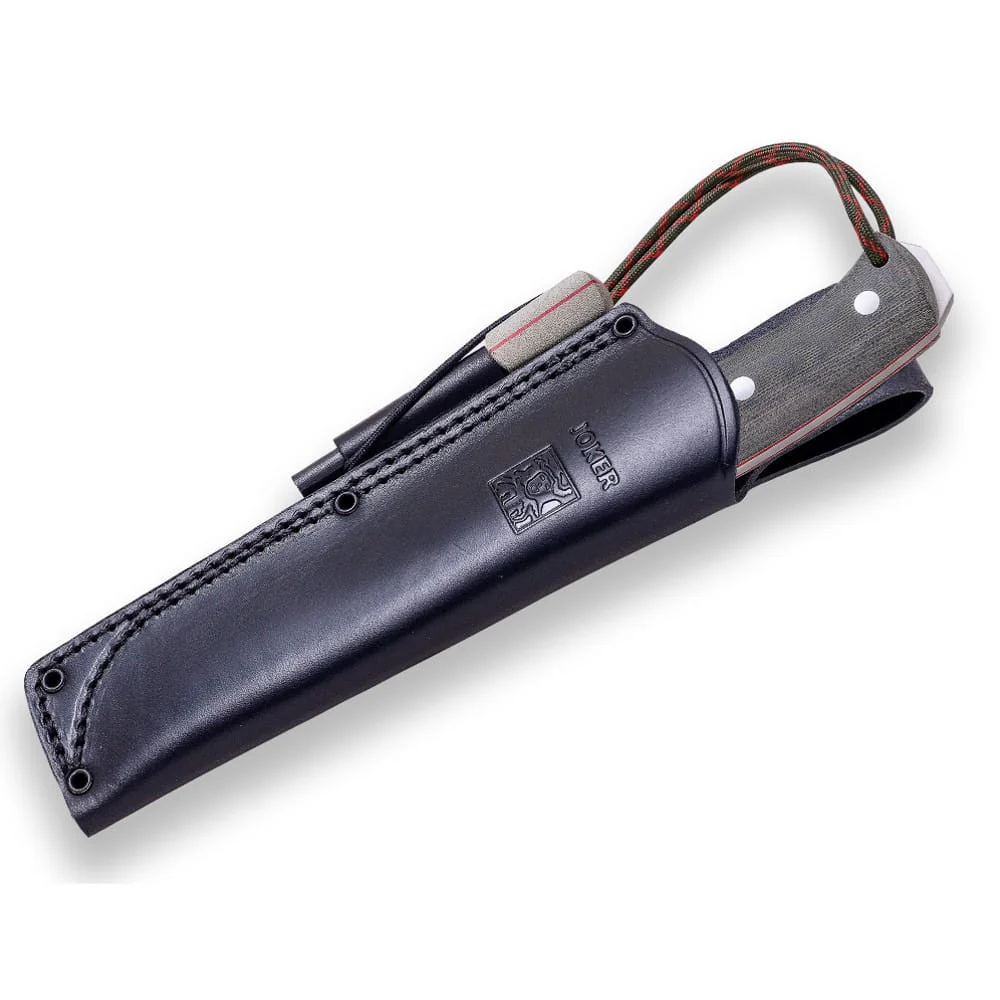 Joker Nomad Micarta Canvas con ferrocerio - Cuchillo de supervivencia y buschcraft