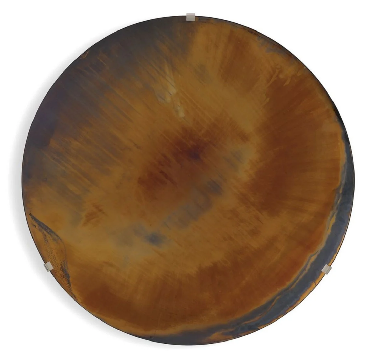 Luxury mirror multicolored Ø 119 cm - Round concave wall mirror with wall bracket - Luxury collection