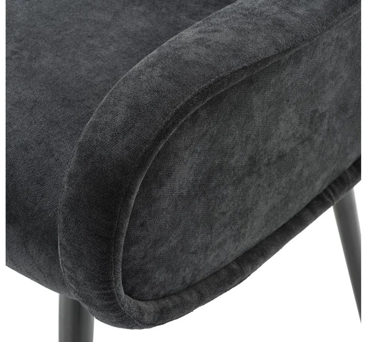 Designer dining chair with armrests - luxury collection