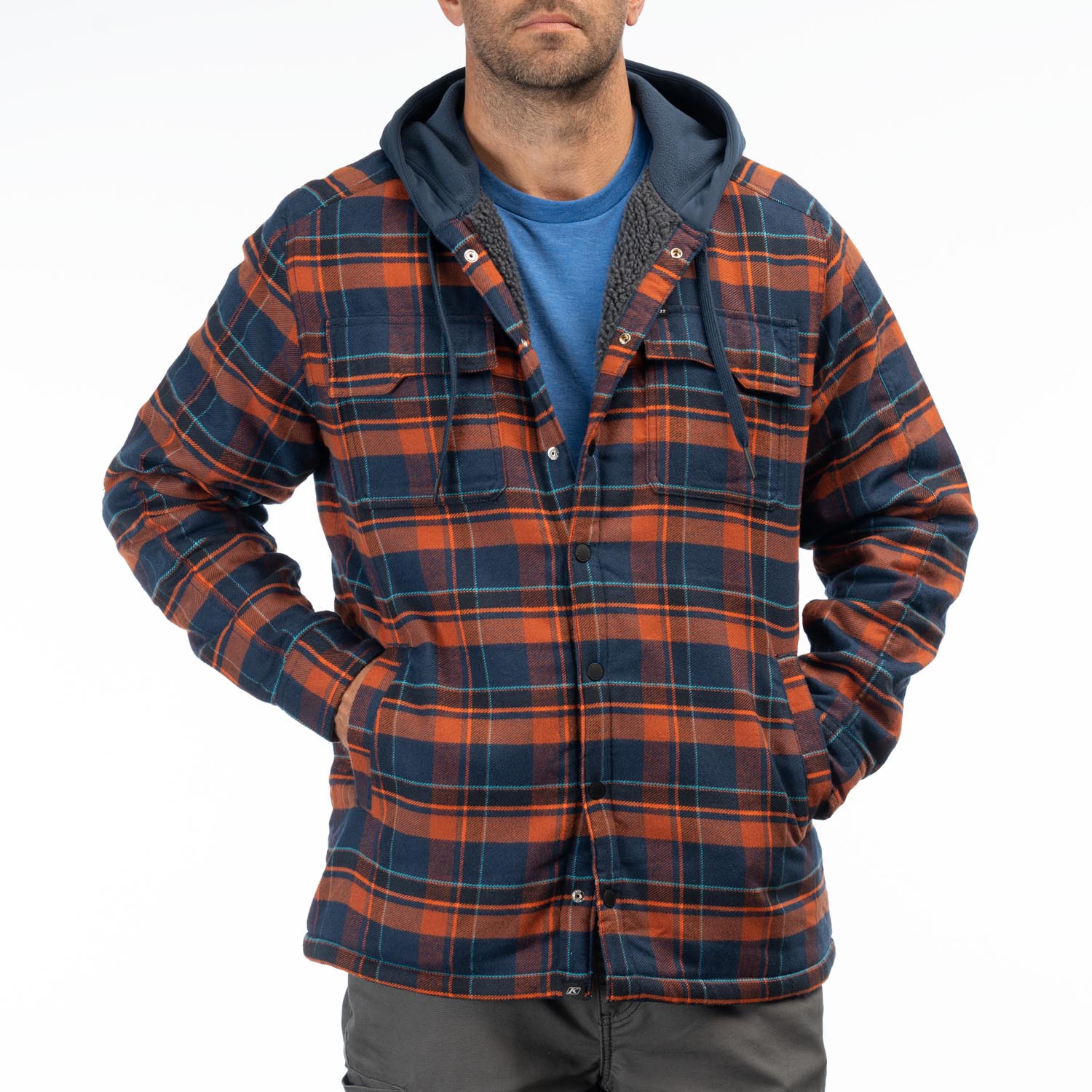 Targhee Fleece Lineed Flannel Hoodie