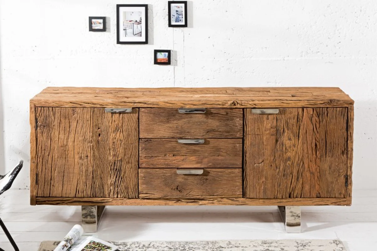 Luxury sideboard W.160 x H.75 x D.40 - TV cabinet - chest of drawers - handmade from solid wood!