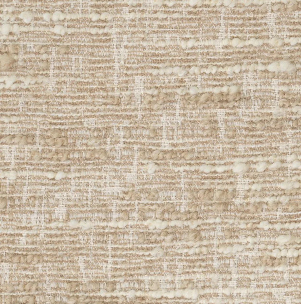 Luxury Chesterfield stool cream 125 x 125 x H. 47 cm - Square footstool