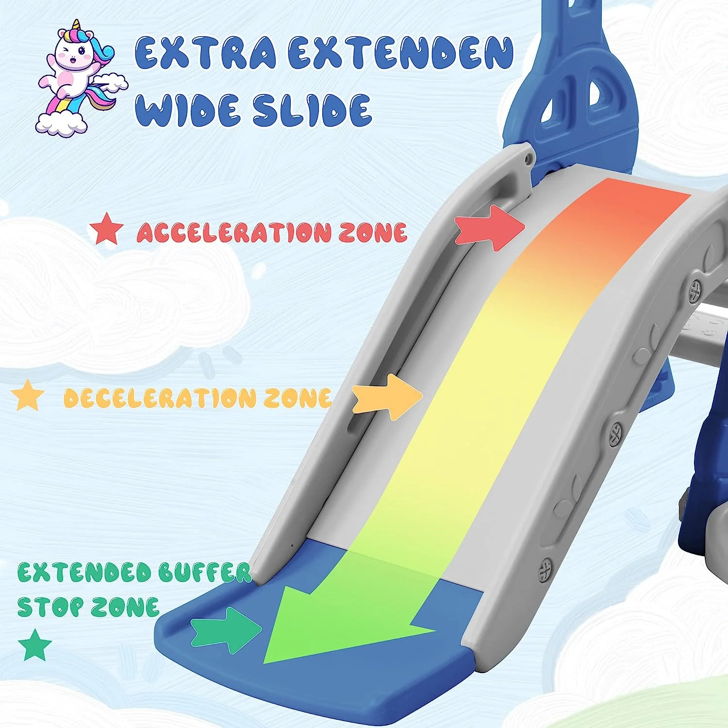 Merax 4-in-1-Rutsche für Kleinkinder, Indoor-Rutsche und Schaukel-Set für Kinder, freistehende Outdoor-Rutsche mit Basketballkorb (grüne Schaukelrutsche)