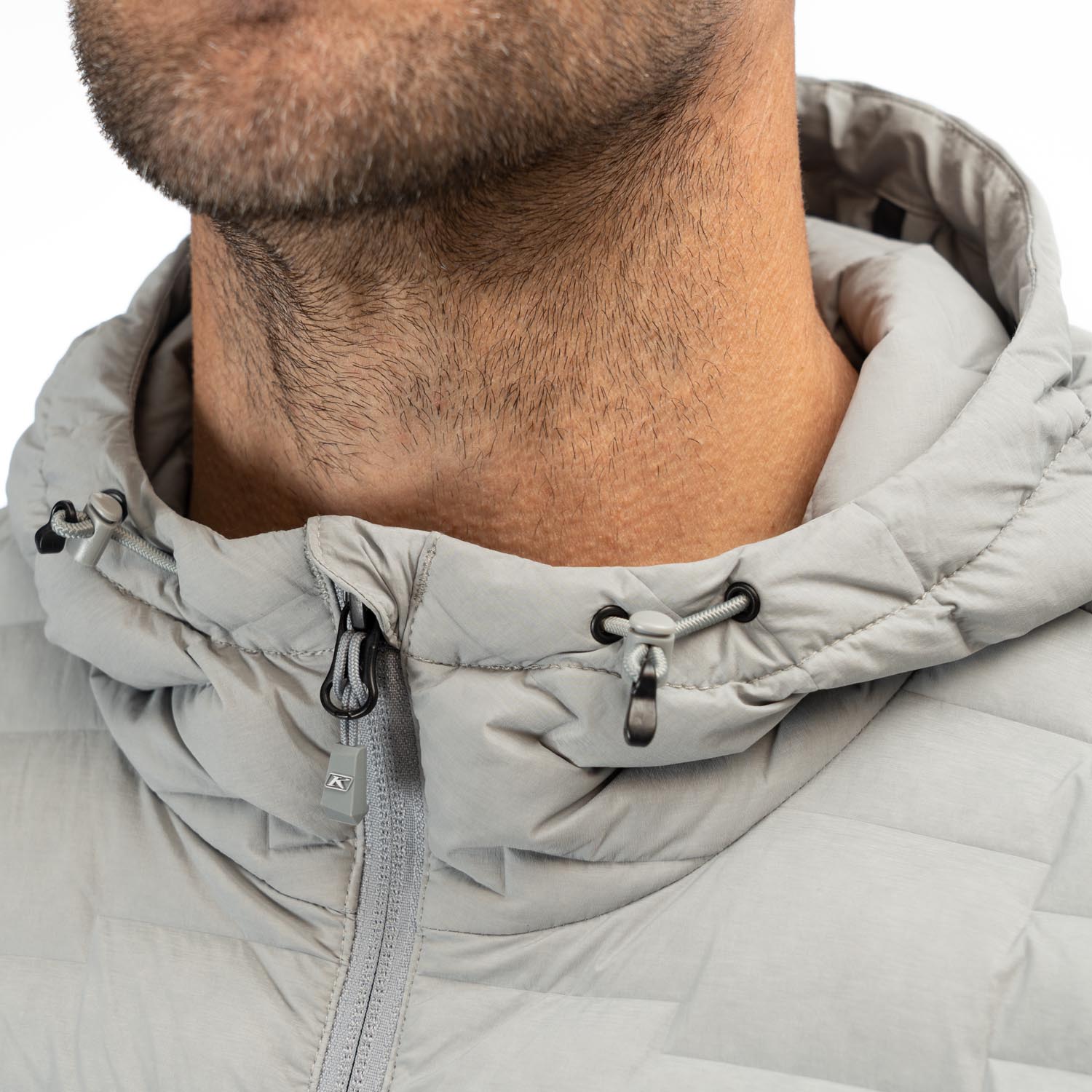 Boulder stretch down jacket with hood