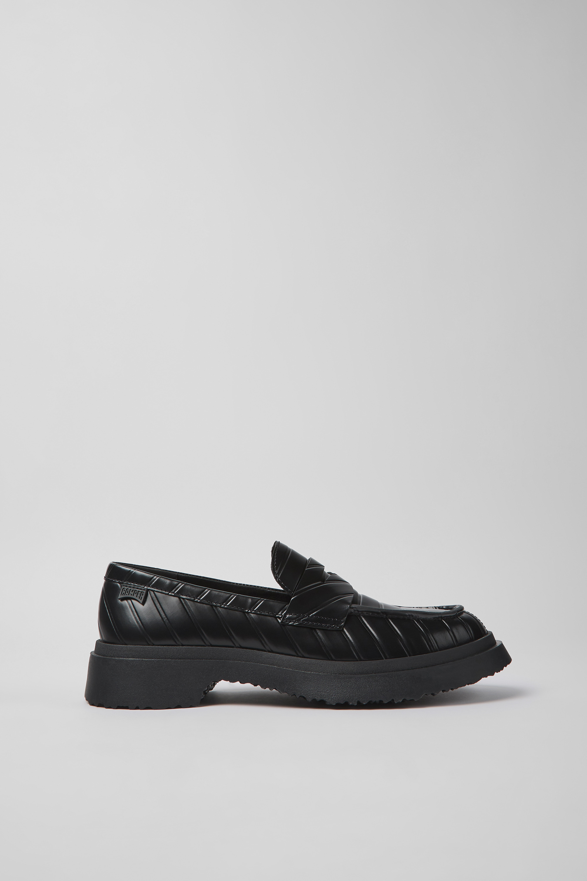 Twins - Schwarze Leder-Loafer für Frauen