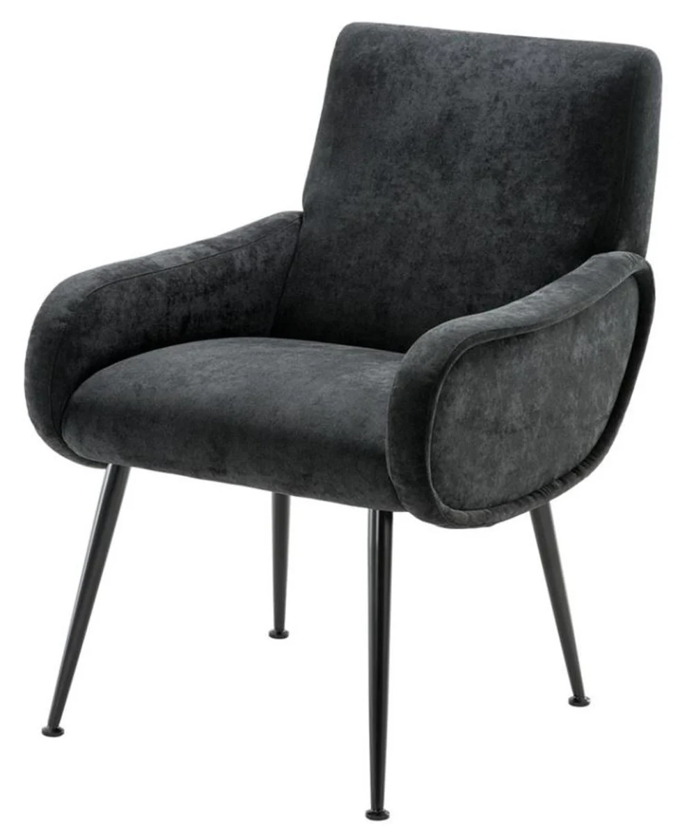 Designer dining chair with armrests - luxury collection