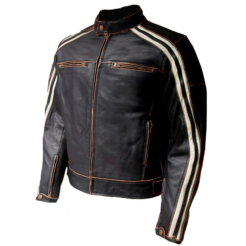 DEAN BLACK LEATHER JACKET