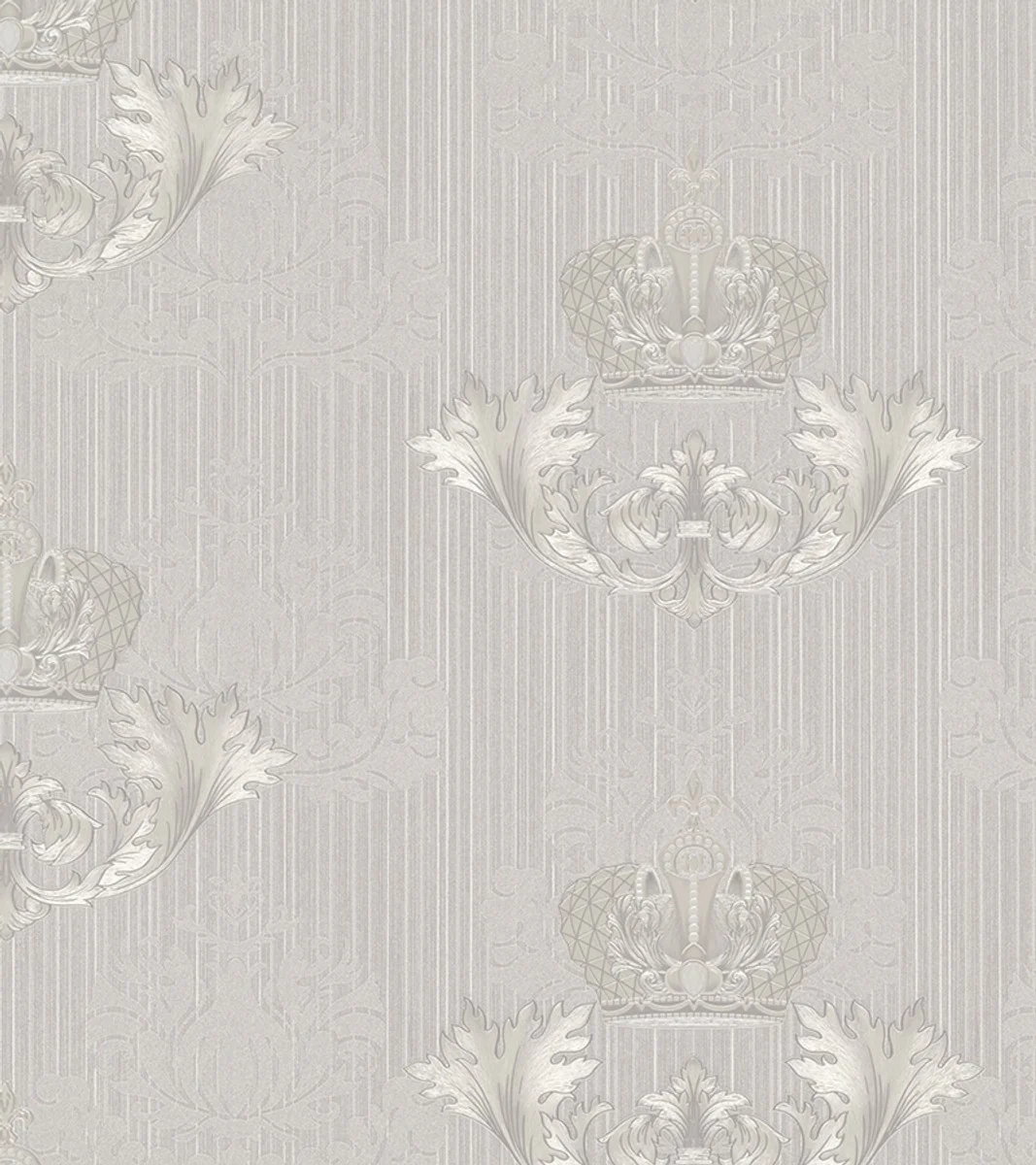 Harald Glööckler Imperial Baroque wallpaper 54858 - beige with crown motif