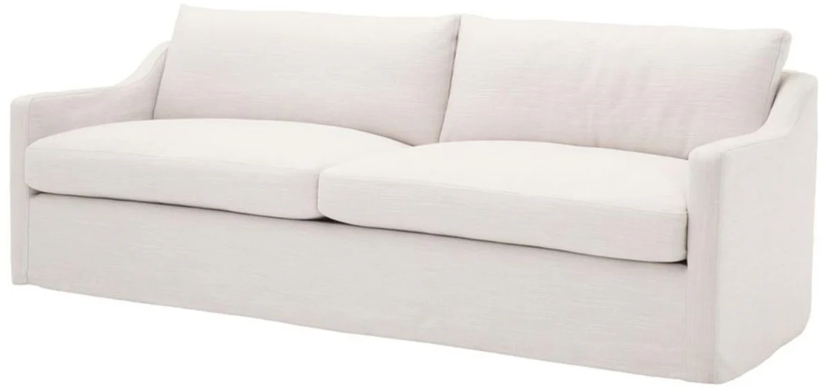 Luxury living room sofa white 230 x 100 x H. 75 cm - Living room furniture