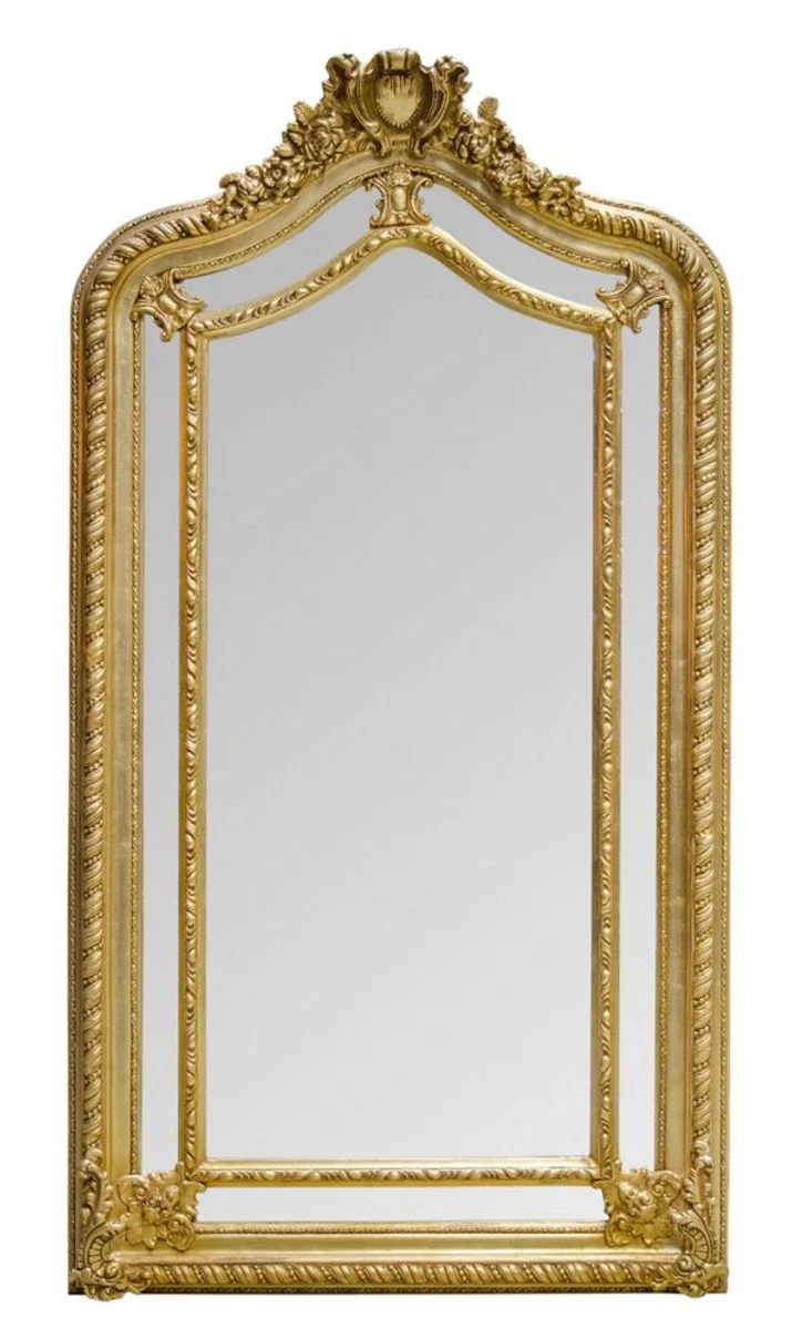 Barockstil Wandspiegel Gold 108 x H. 200 cm - Edel & Prunkvoll
