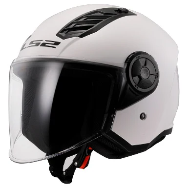CASCO JET LS2 of616 AIRFLOW II SOLID BLANCO