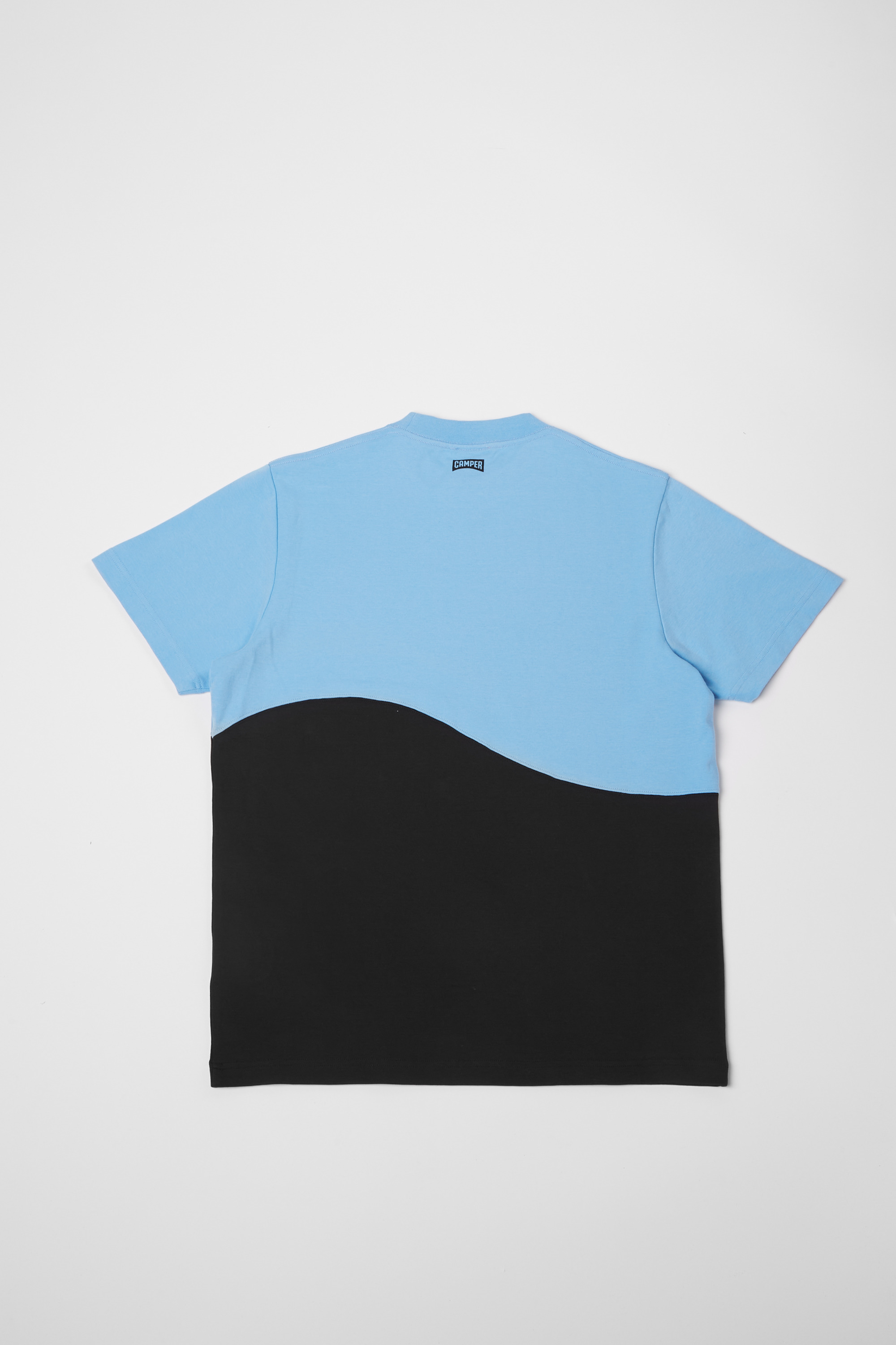 T-Shirt - Blau und schwarz unisex T-Shirt