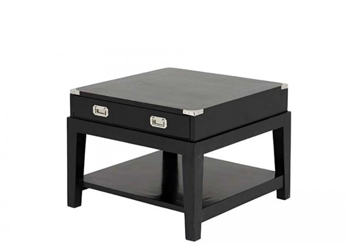 Luxury Art Deco designer birch wood side table black - luxury quality