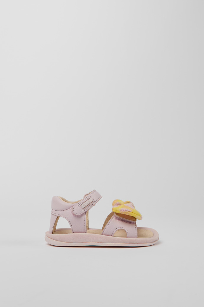 Bicho Sandalen in rosa und gelb für Kinder