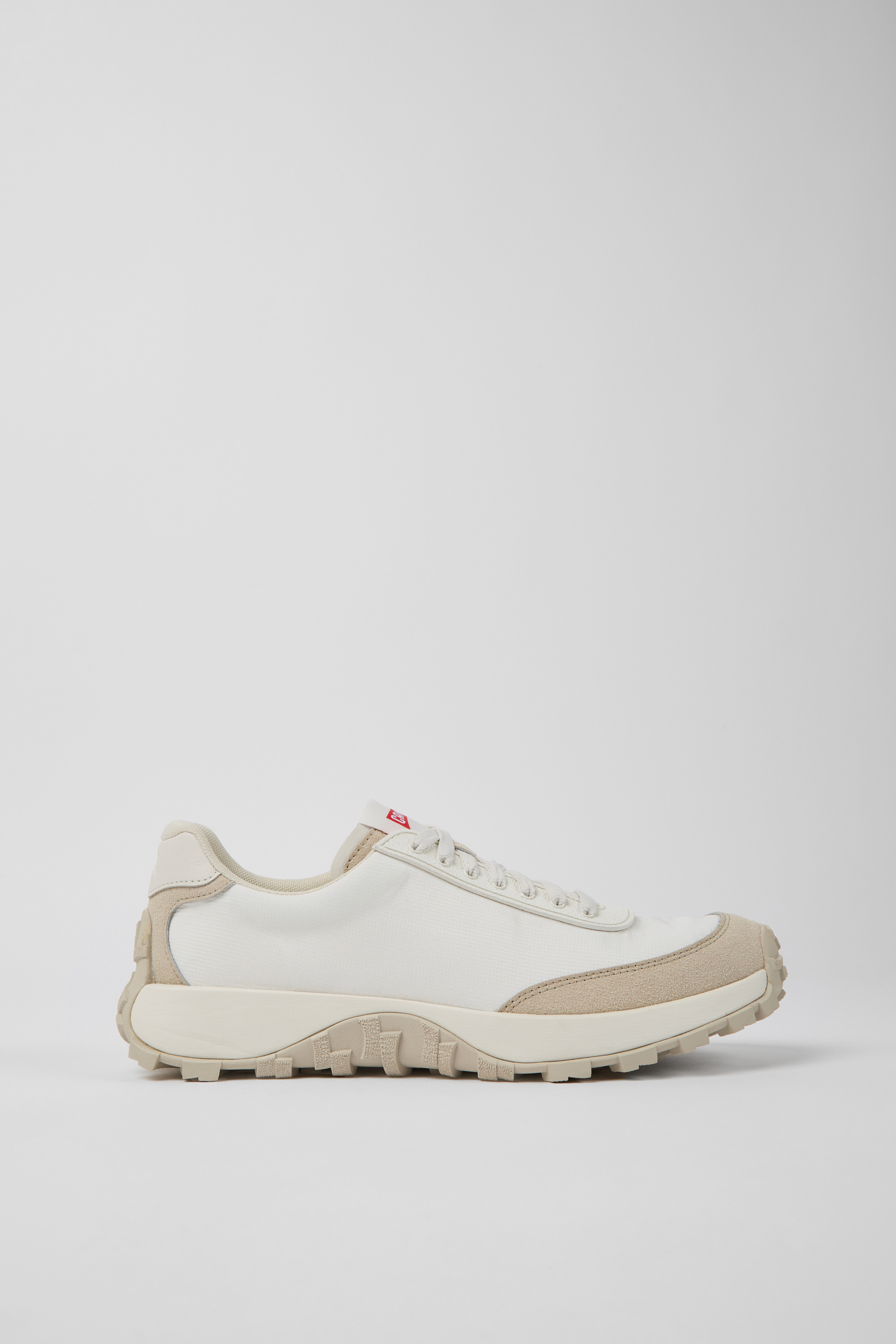 Drift Trail - Weiße Textil- und Nubuck-Sneaker für Herren