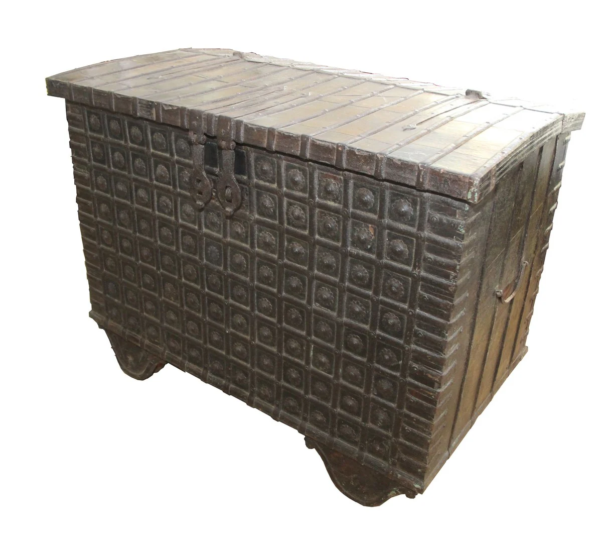 Antique style solid wood chest - L122 x W75 x H91 cm - antique