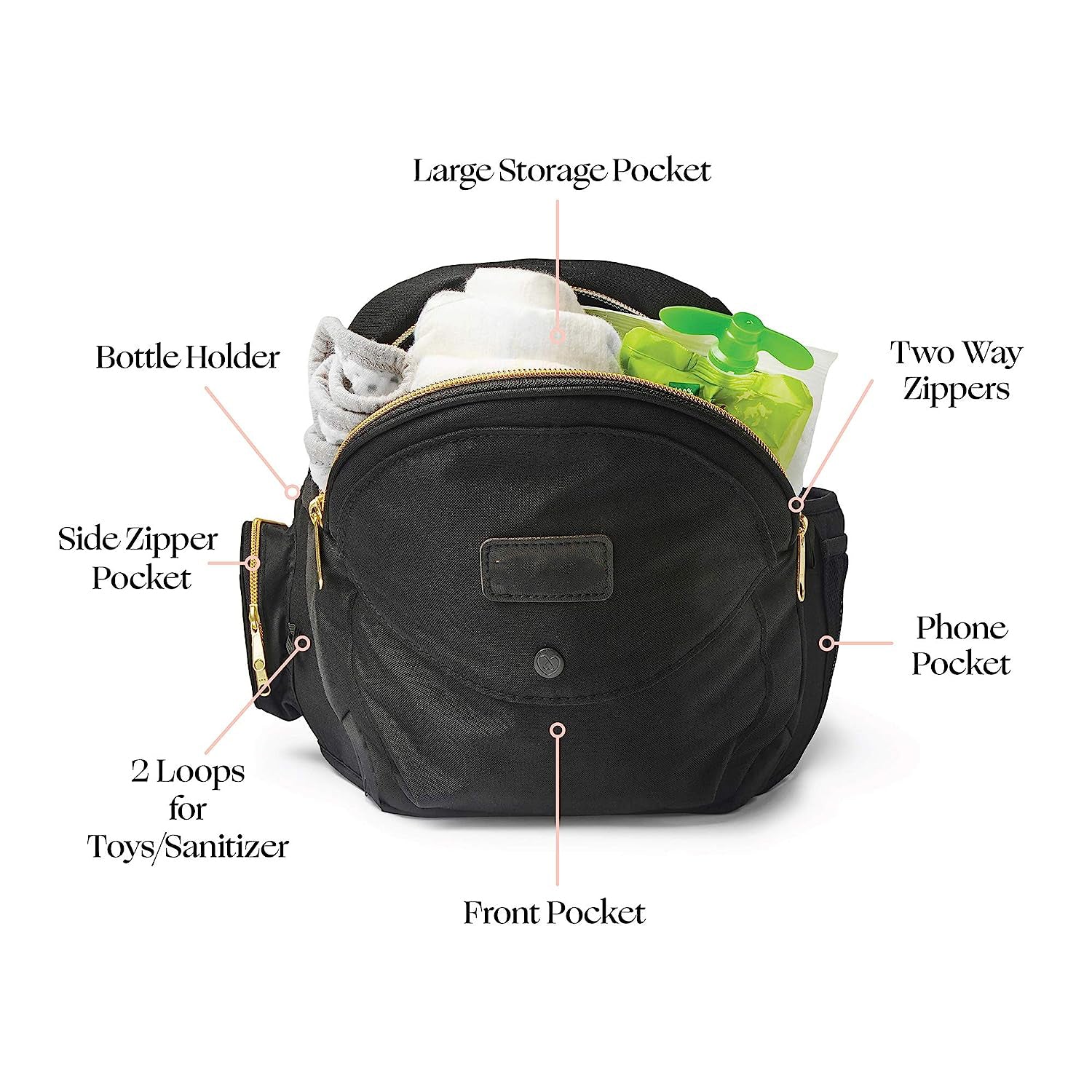 Sicherheitszertifizierte Hüftsitz-Babytrage – Gewinner des Mom’s Choice Award, ergonomische Trage und Verlängerungen für Neugeborene und Kleinkinder (Trage, grau)