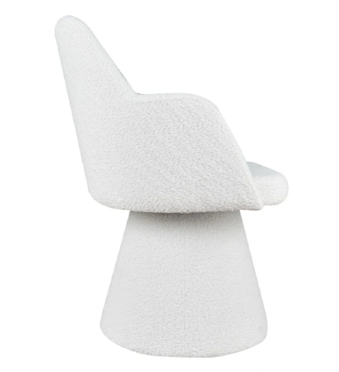 Luxury dining room chair with armrests white H. 85 cm - Dining room furniture