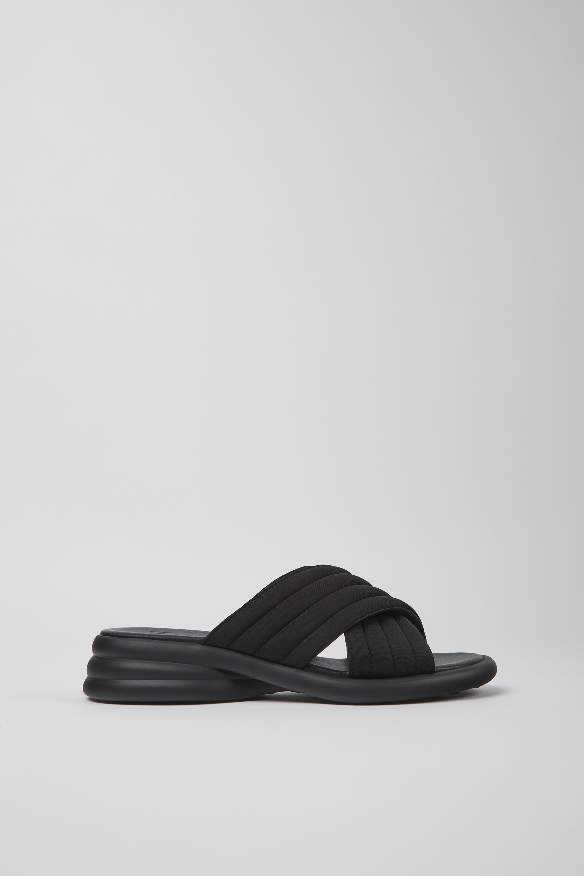 Spiro - Schwarze textile Sandalen für Damen