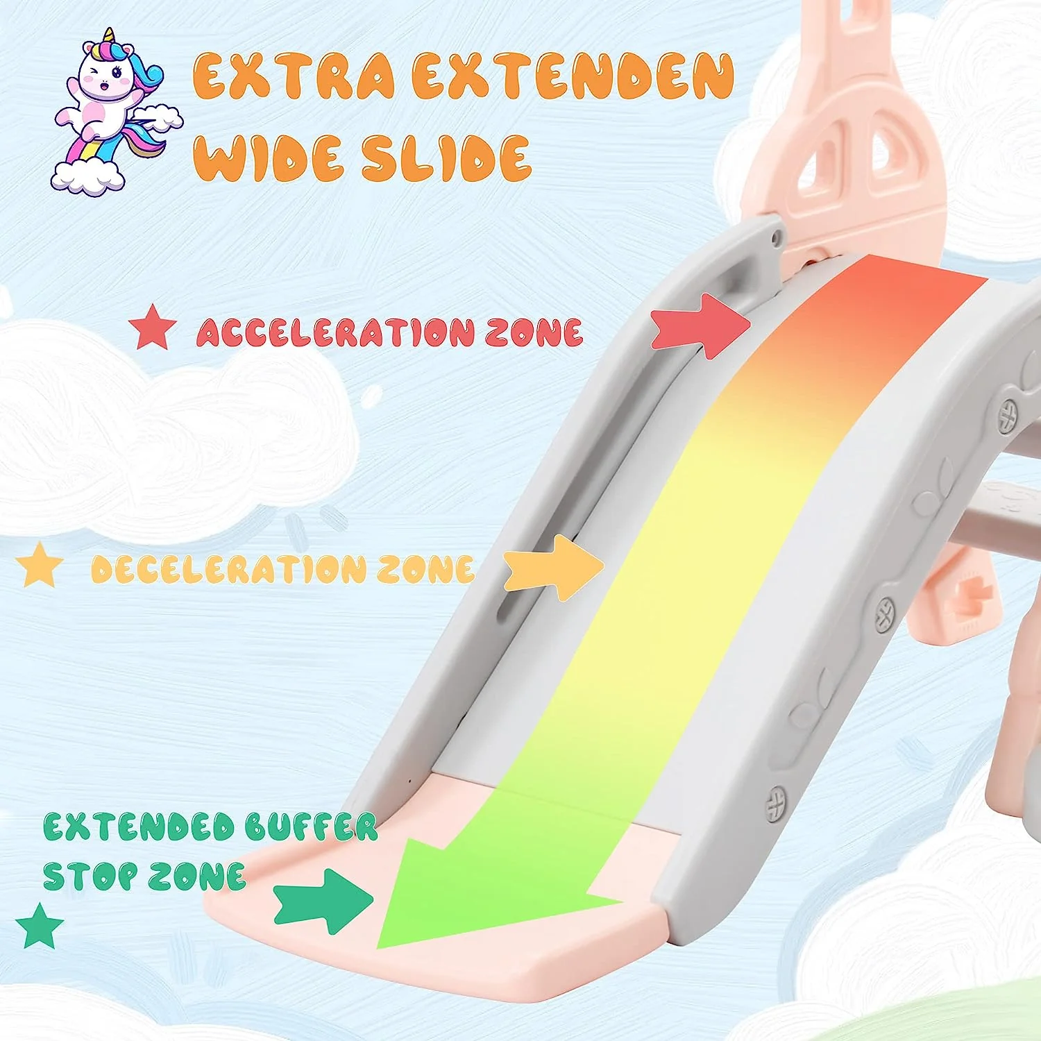 Merax 4-in-1-Rutsche für Kleinkinder, Indoor-Rutsche und Schaukel-Set für Kinder, freistehende Outdoor-Rutsche mit Basketballkorb (grüne Schaukelrutsche)