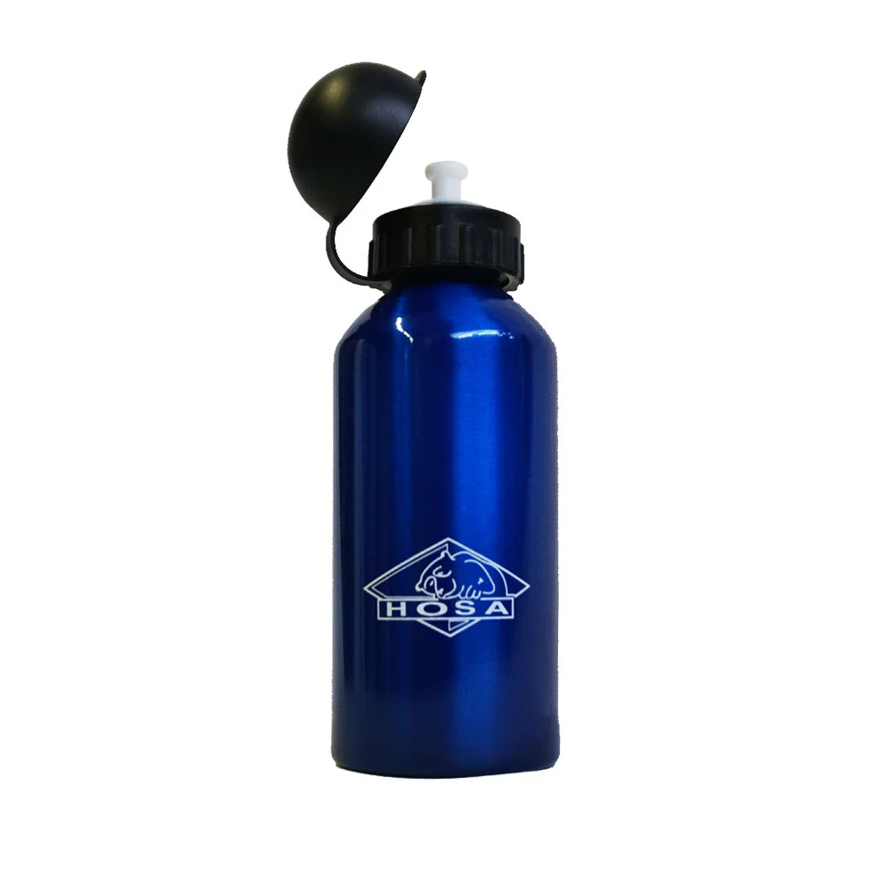 Hosa Aluminio Bike 500 ml azul - Botella cantimplora de ciclismo