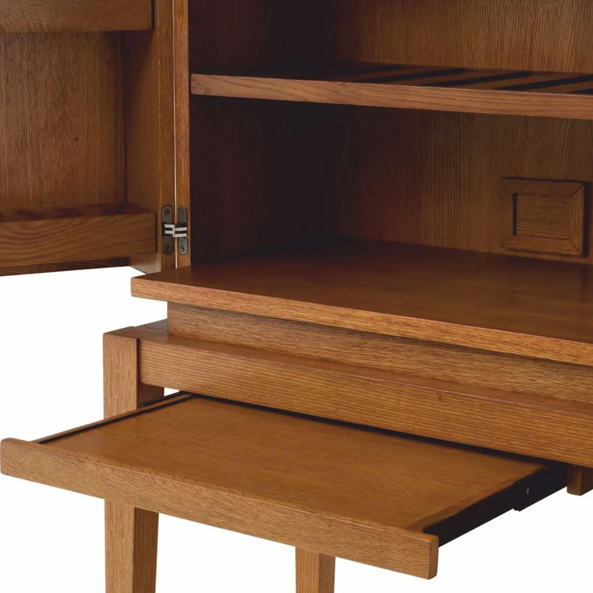 Luxury bar cabinet - wine cabinet with 2 doors brown / bronze H. 167.5 cm - bar furniture