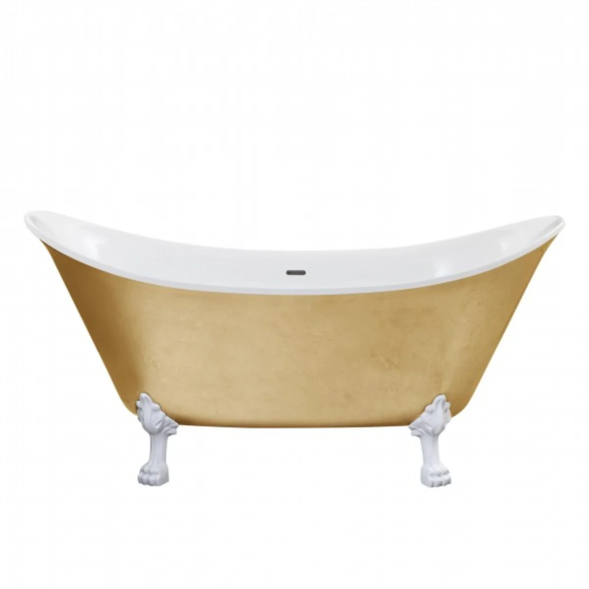 Art Nouveau bathtub freestanding gold model He-Lyd 1730mm - freestanding retro antique bathtub baroque style
